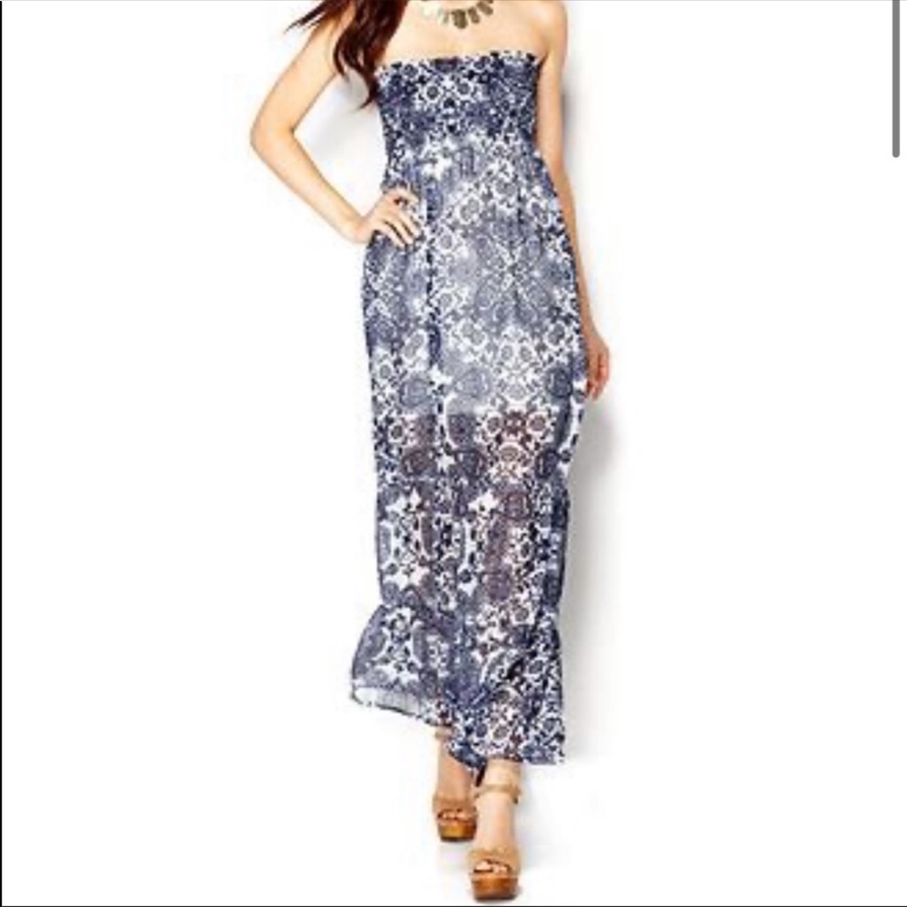 GUESS Silk Moroccan Tube Dress Size XS - Picture 2 of 11
